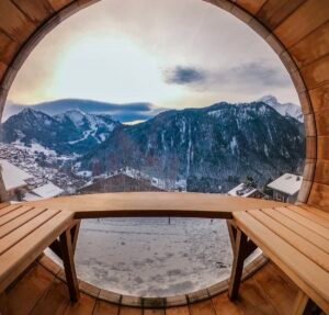 Les Chalets Bovard sont idéalement situés à Châtel, sur les hauteurs de la vallée d'Abondance, avec une vue panoramique exceptionnelle.